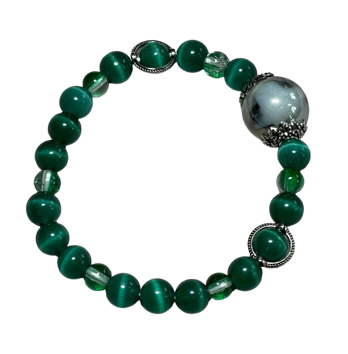 L'Équilibre Parfait bracelet femme vert