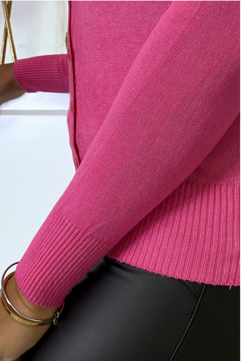 GILET EN MAILLE TRICOT TRÈS EXTENSIBLE ET TRÈS DOUX (taille unique)