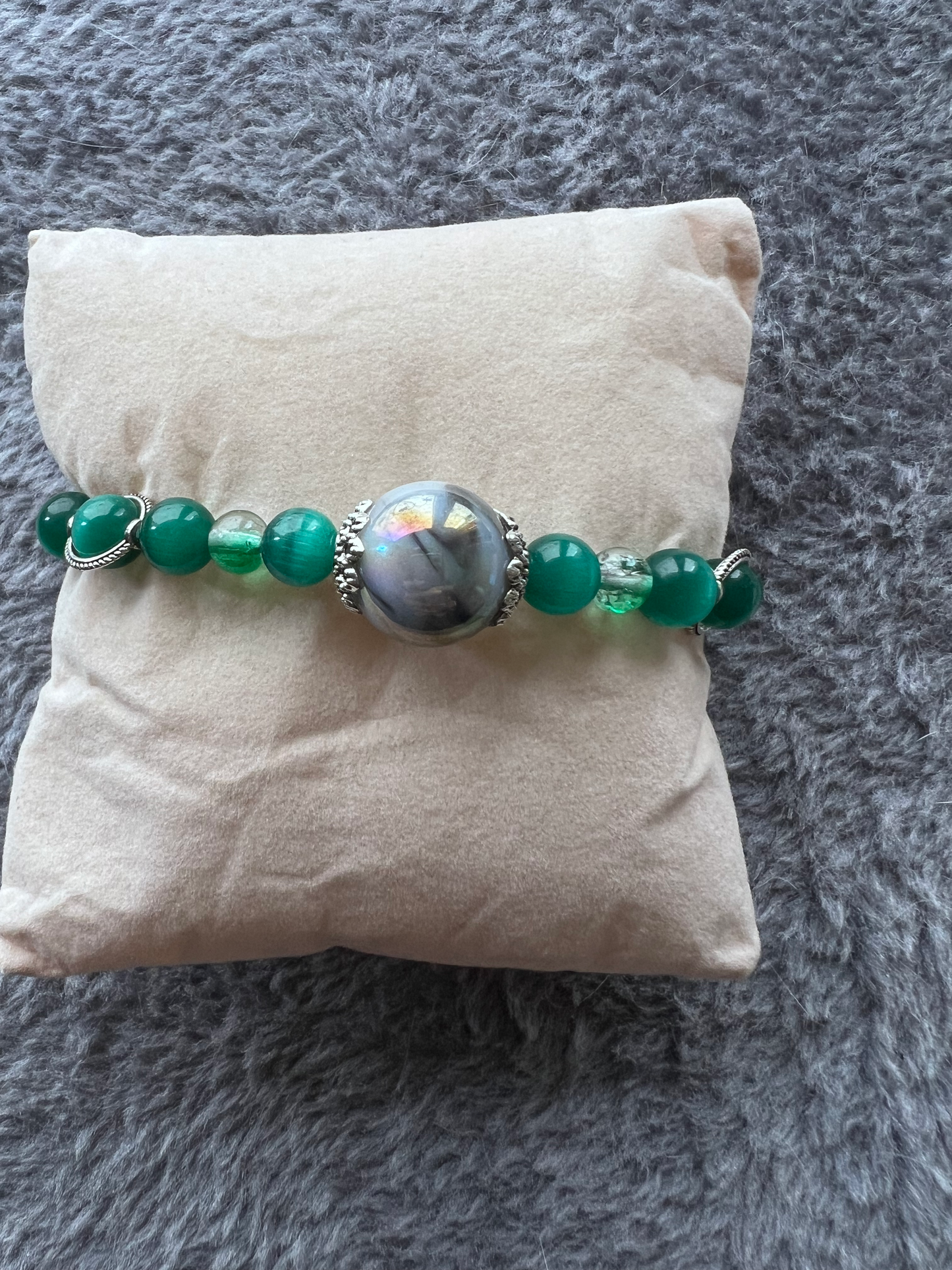 L'Équilibre Parfait bracelet femme vert
