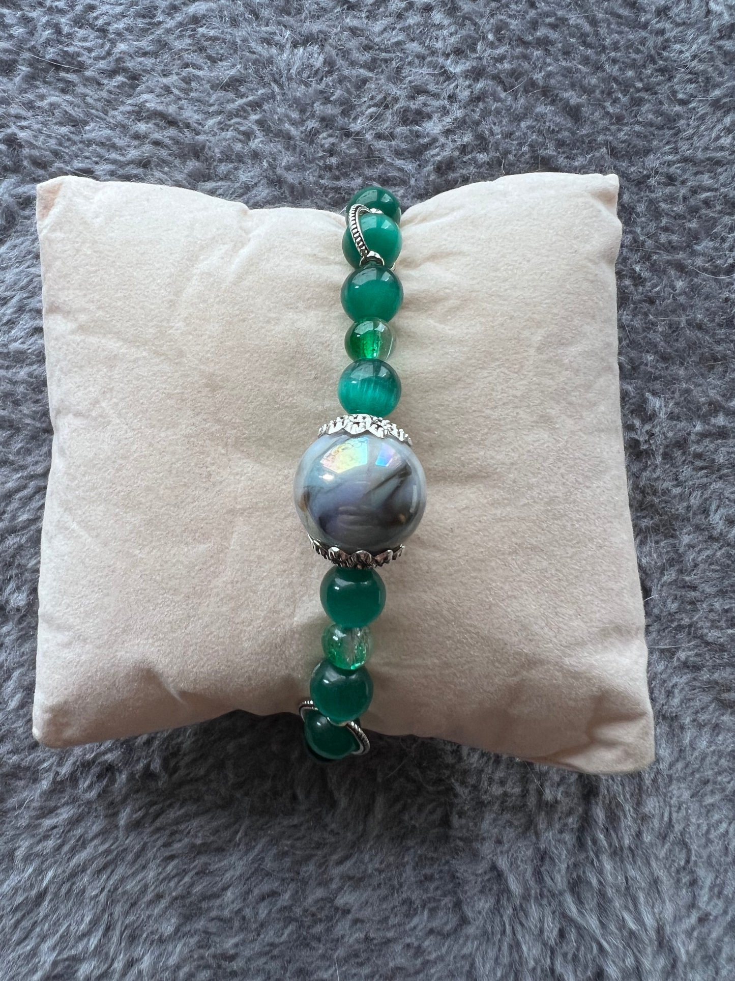 L'Équilibre Parfait bracelet femme vert