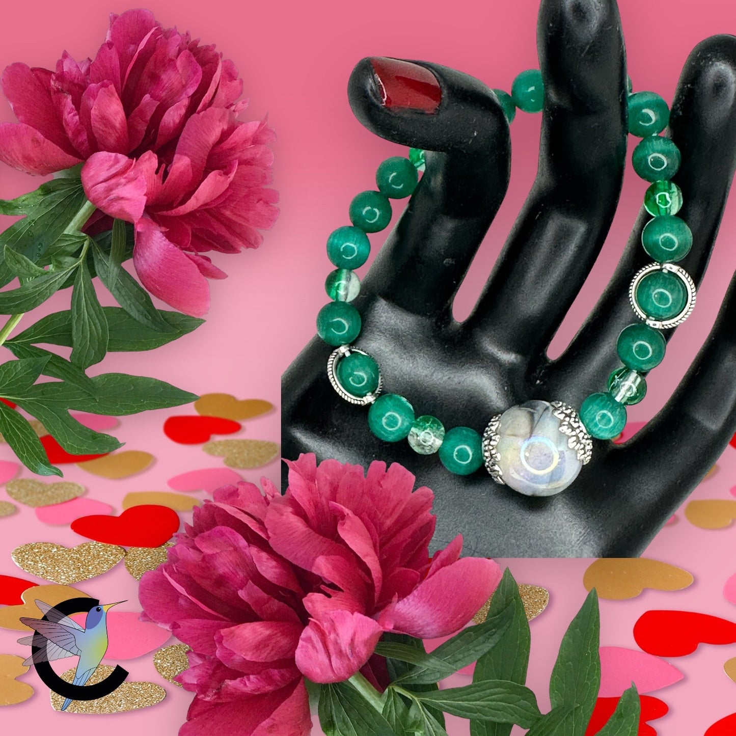 L'Équilibre Parfait bracelet femme vert