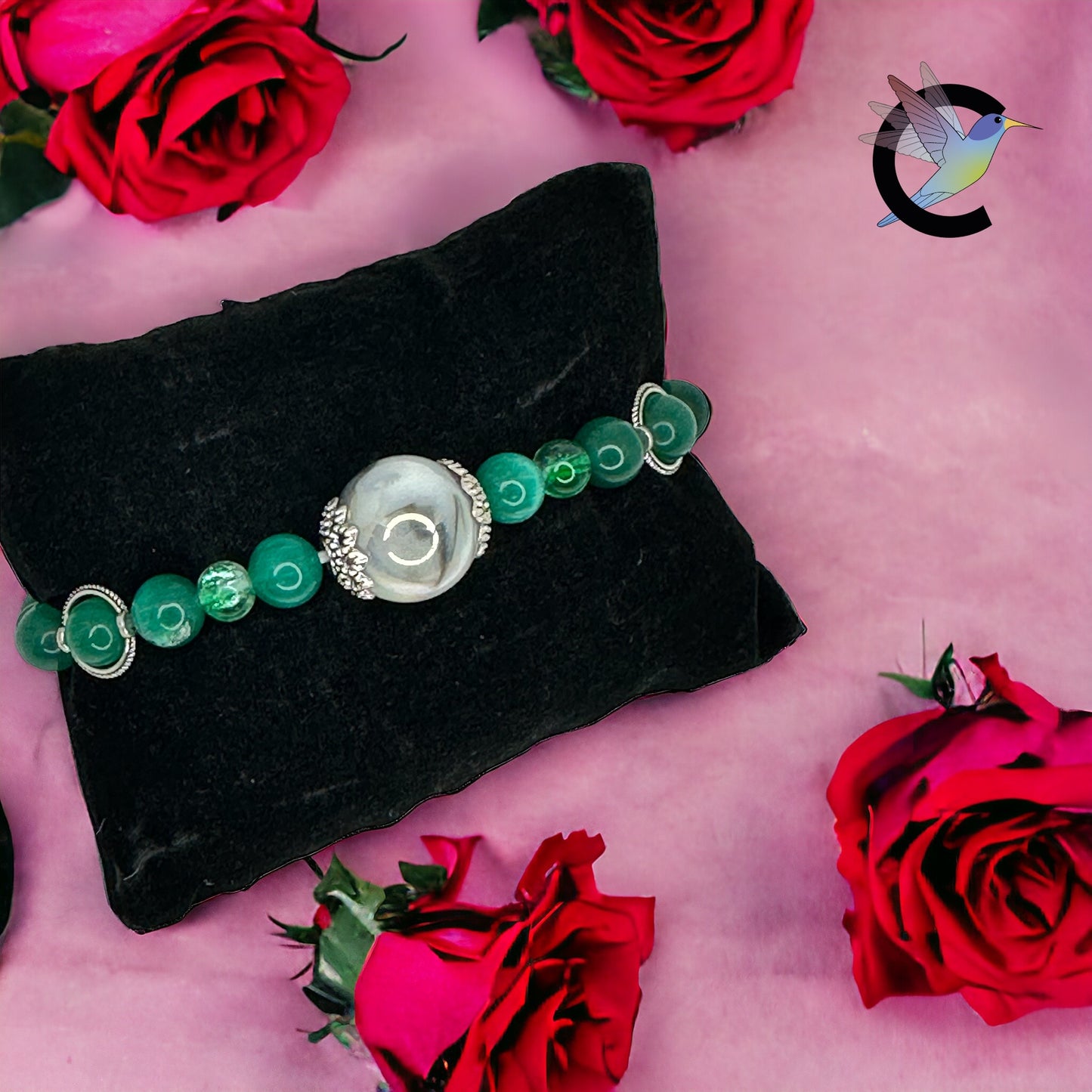 L'Équilibre Parfait bracelet femme vert