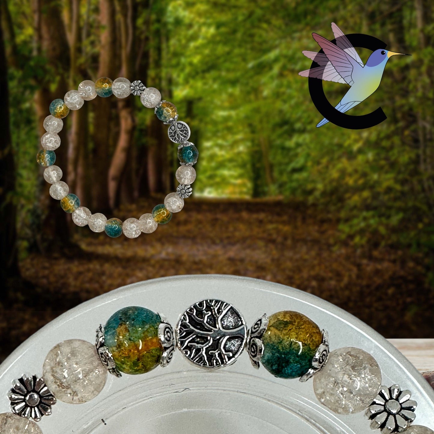 Arbre de Vie Eden - Bracelet Arbre de Vie en Perles Colorées