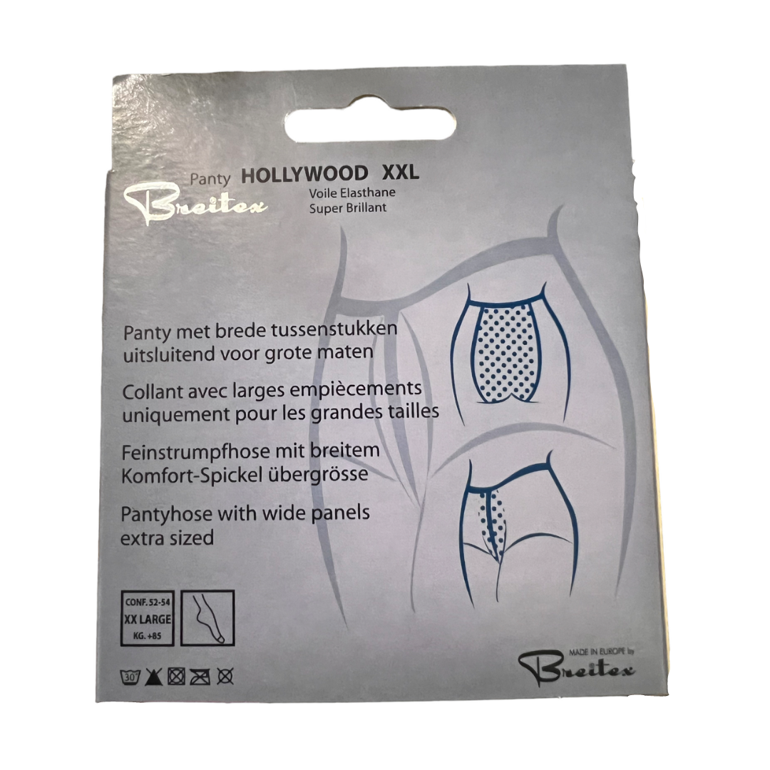 Collant panty Hollywood couleur moka XXL